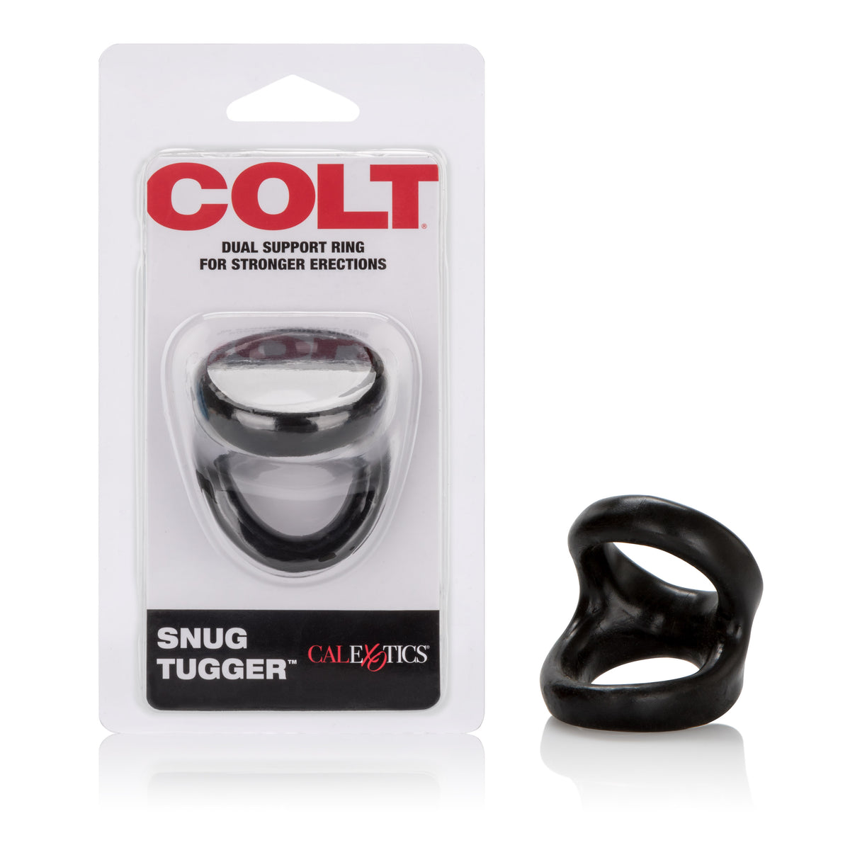Colt Snug Tugger – Phthalate-Free Thermoplastic Rubber Stretchy Double Cock Ring with Scrotum Support > Cock Ring > Sling