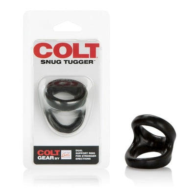 Colt Snug Tugger – Phthalate-Free Thermoplastic Rubber Stretchy Double Cock Ring with Scrotum Support > Cock Ring > Sling