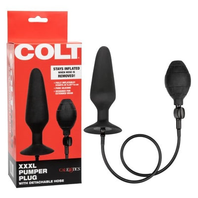 Colt XXXL Pumper Plug With Detachable Hose – Silicone Inflatable 16cm x 4.5cm Anal Plug > Anal Range > Tunnel and Stretchers Main image