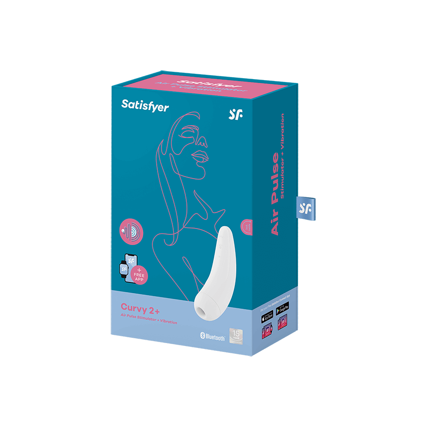Satisfyer Curvy 2 Plus – App Enabled Silicone Pressure Wave Vibrator > Sex Toys For Ladies > Air Pulsation