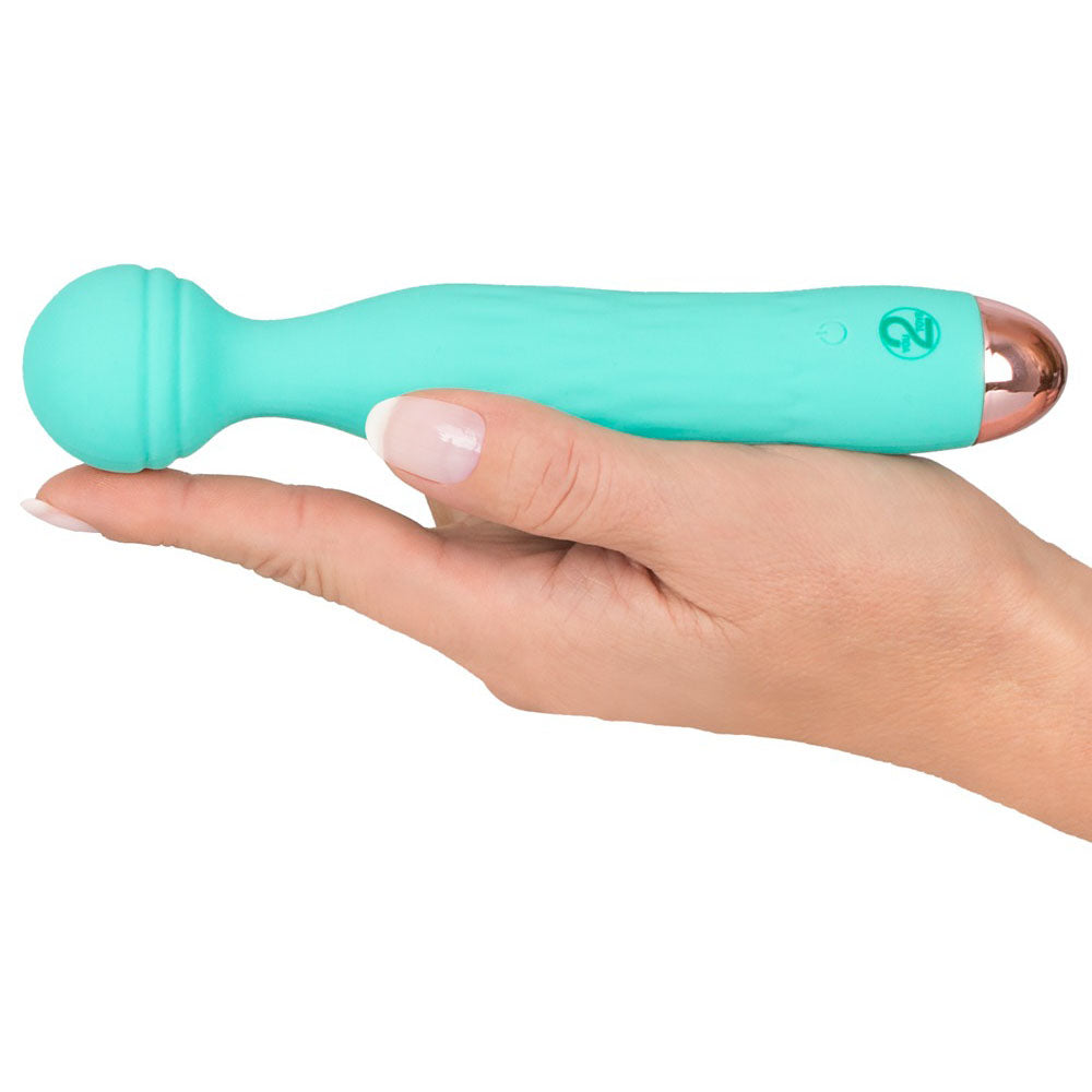 Cuties Silk Touch Rechargeable Mini Vibrator Green > Sex Toys For Ladies > Mini Vibrators