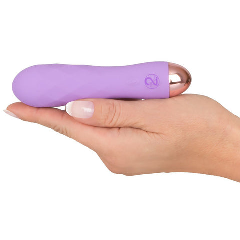 Cuties Silk Touch Rechargeable Mini Vibrator Purple > Sex Toys For Ladies > Mini Vibrators