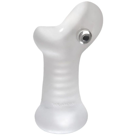 Super Sucker Ribbed Waterproof Realistic Masturbator Clear Strokers - Manual