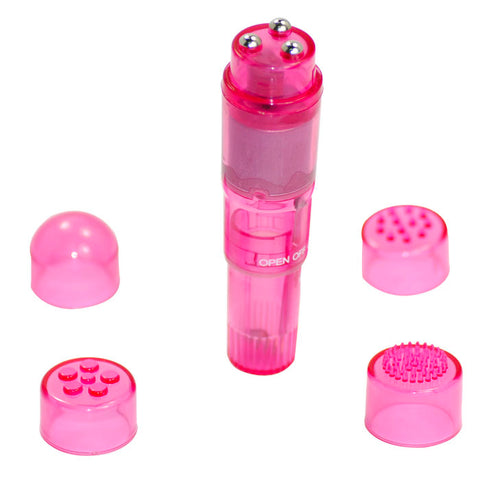 Pink Powerful Pocket Mini Vibrator Slim Discreet Travel Default Title > Sex Toys For Ladies > Mini Vibrators