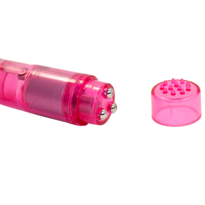 Pink Powerful Pocket Mini Vibrator Slim Discreet Travel > Sex Toys For Ladies > Mini Vibrators