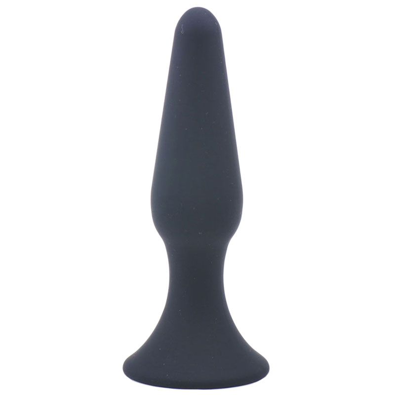 Medium Classic Black Silicone Butt Plug Default Title > Anal Range > Butt Plugs