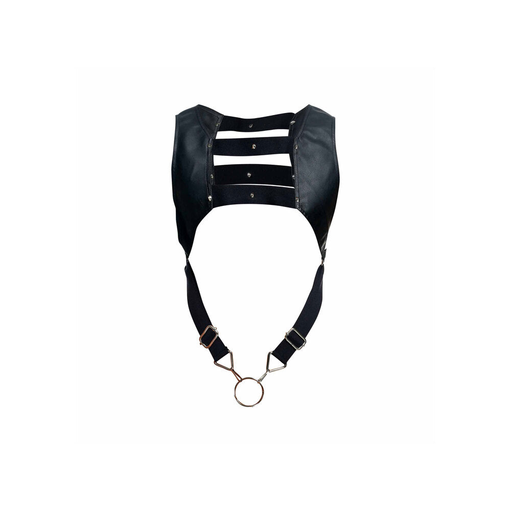 Male Basics Dngeon Crop Top Cock Ring Harness Mens Harnesses