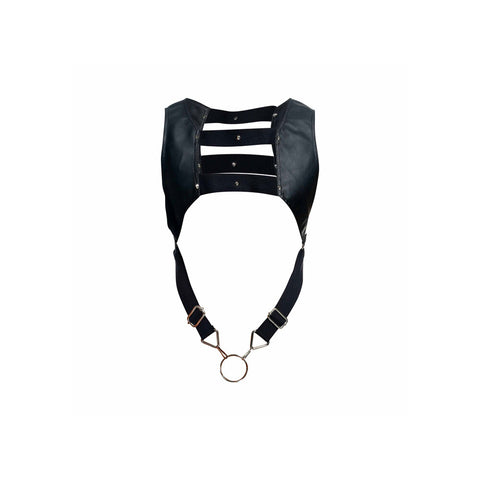 Male Basics Dngeon Crop Top Cock Ring Harness Mens Harnesses