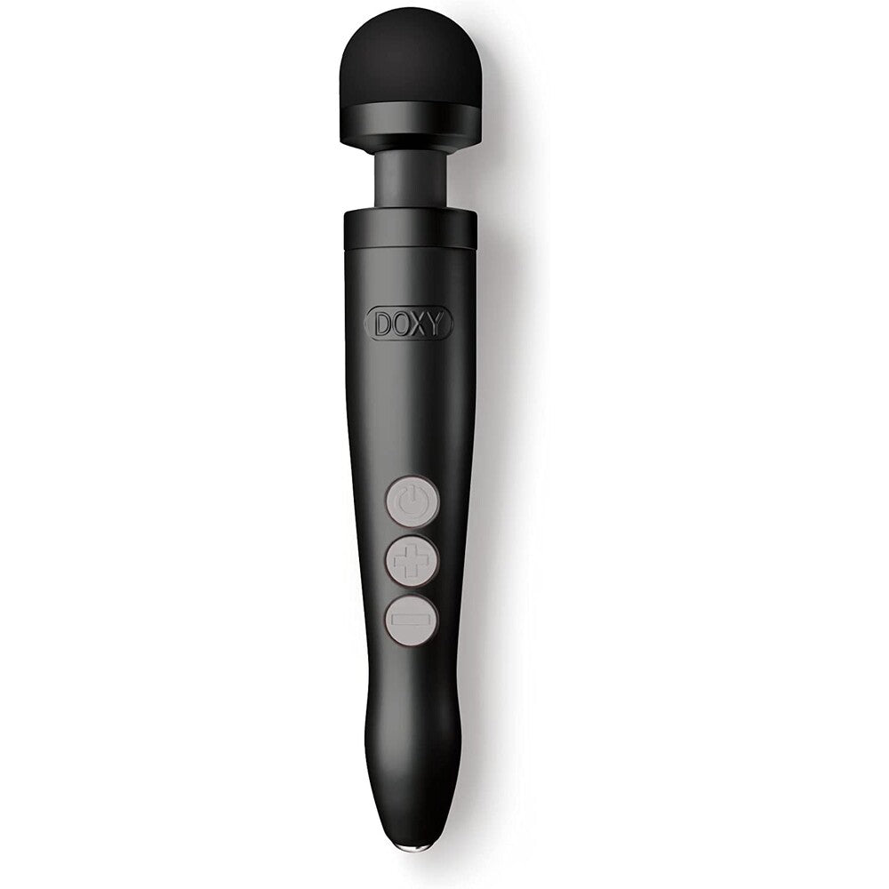 Doxy Die Cast 3 Rechargeable Wand Matte Black Default Title > Sex Toys For Ladies > Wand Massagers and Attachments