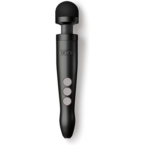 Doxy Die Cast 3 Rechargeable Wand Matte Black Default Title > Sex Toys For Ladies > Wand Massagers and Attachments