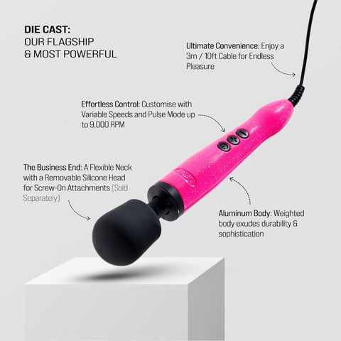 Doxy Die Cast Wand Massager HOT PINK > Sex Toys For Ladies > Wand Massagers and Attachments