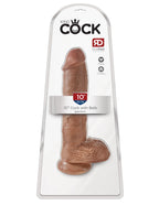 Pipedream King Cock 10 Inch Suction Dildo with Balls > Dildos > Large Dildos