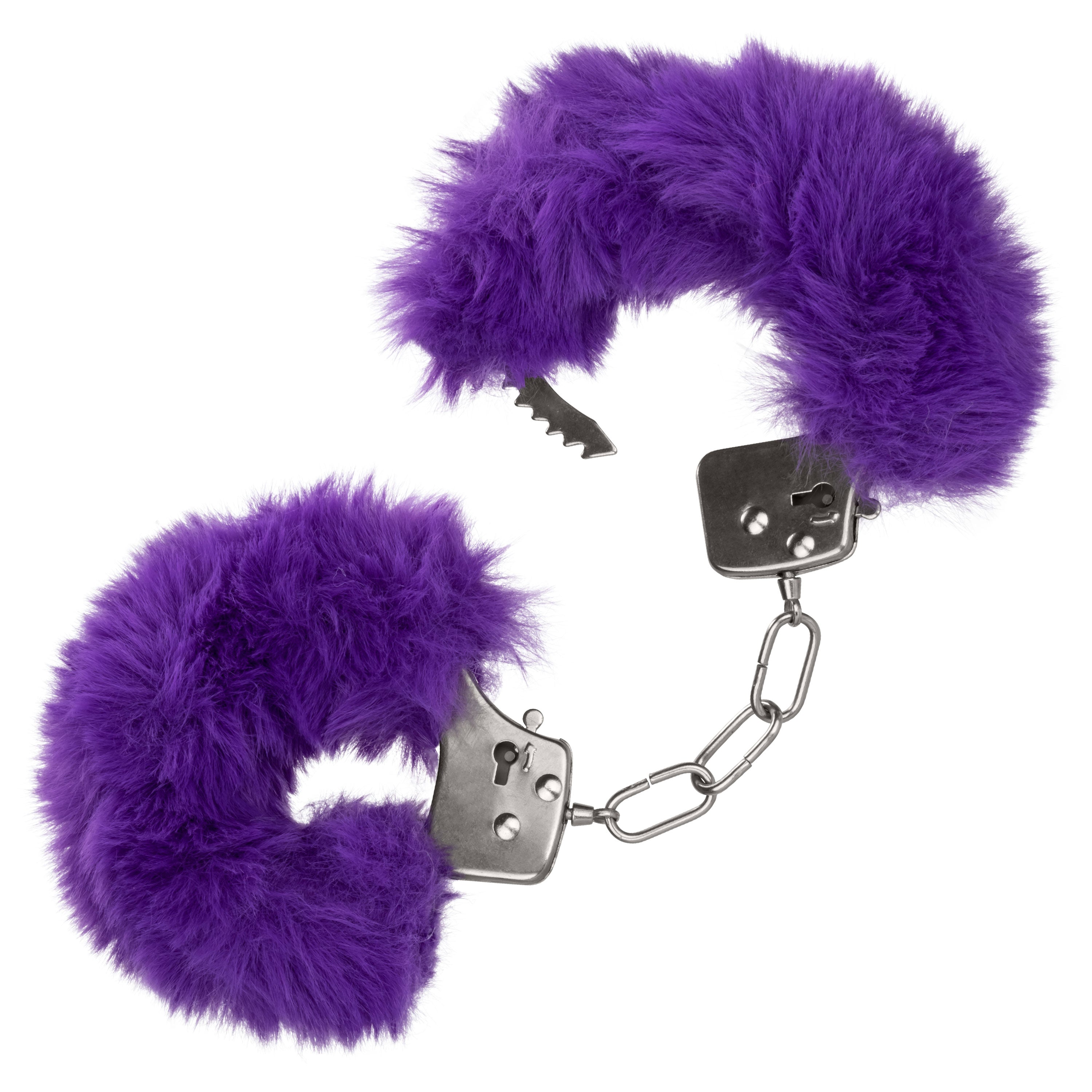 Ultra Fluffy Purple Furry Handcuffs For Couples Play > Bondage Gear > Handcuffs
