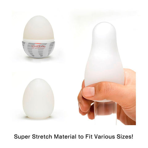 Tenga Tornado Egg Masturbator Compact Ribbed Stroker Strokers - Cup|Egg