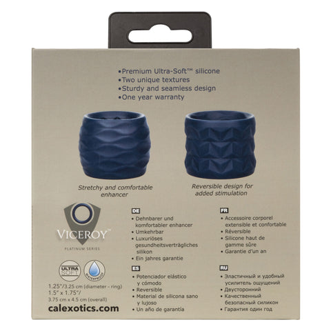 Viceroy Reverse Endurance (Silicone) – Dual Texture Stretchy Cock Ring > Cock Ring > Single