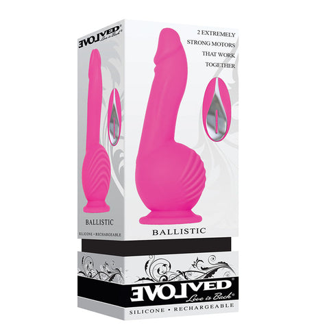 Evolved Ballistic 19 cm USB Rechargeable Vibrating Dong with Remote DONGS Vibrating