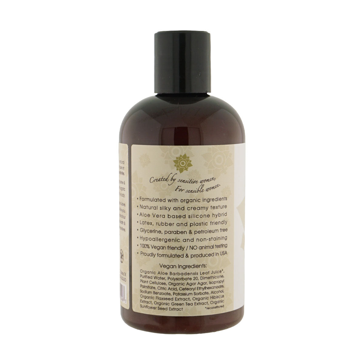 Sliquid Organics Silk Hybrid Lubricant (255ml) – Water and Silicone-Based Personal Lubricant Hybrid Lube