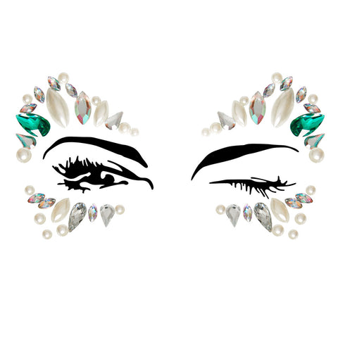 Arista Eye Jewels Sticker EYE001 Default Title > Clothes > Body Jewellery