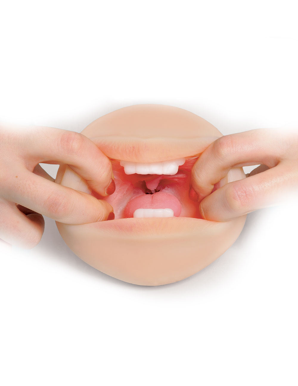 Compact Deep Throat Mouth Masturbator – Realistic Feel Pocket-Sized Masturbator > Sex Toys For Men > Masturbators > Manual