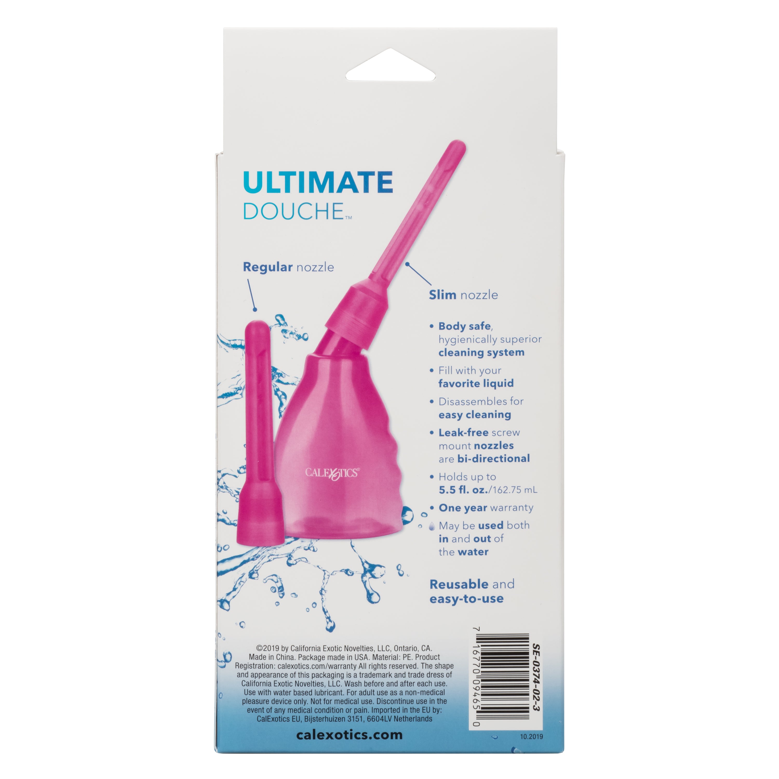 Reusable Vaginal Douche Kit With Sleek Travel Design Douches