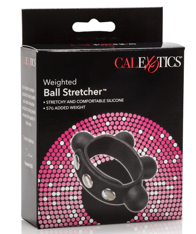 Weighted Ball Stretcher Cock Ring – Silicone Comfort Fit Ring Ball Stretcher
