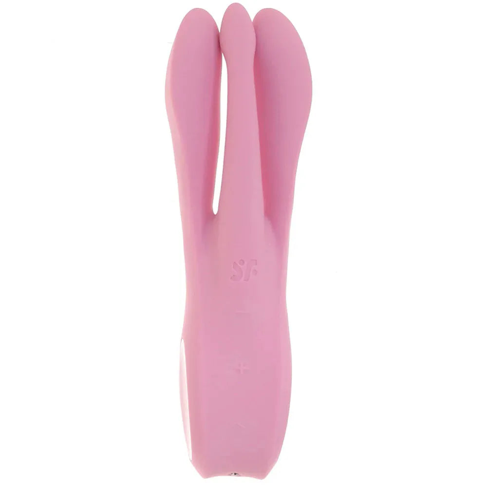 Satisfyer Threesome 1 Silicone Vibrator with Three Motors Targeted Stimulation > Sex Toys For Ladies > Clitoral Vibrators and Stimulators Main image