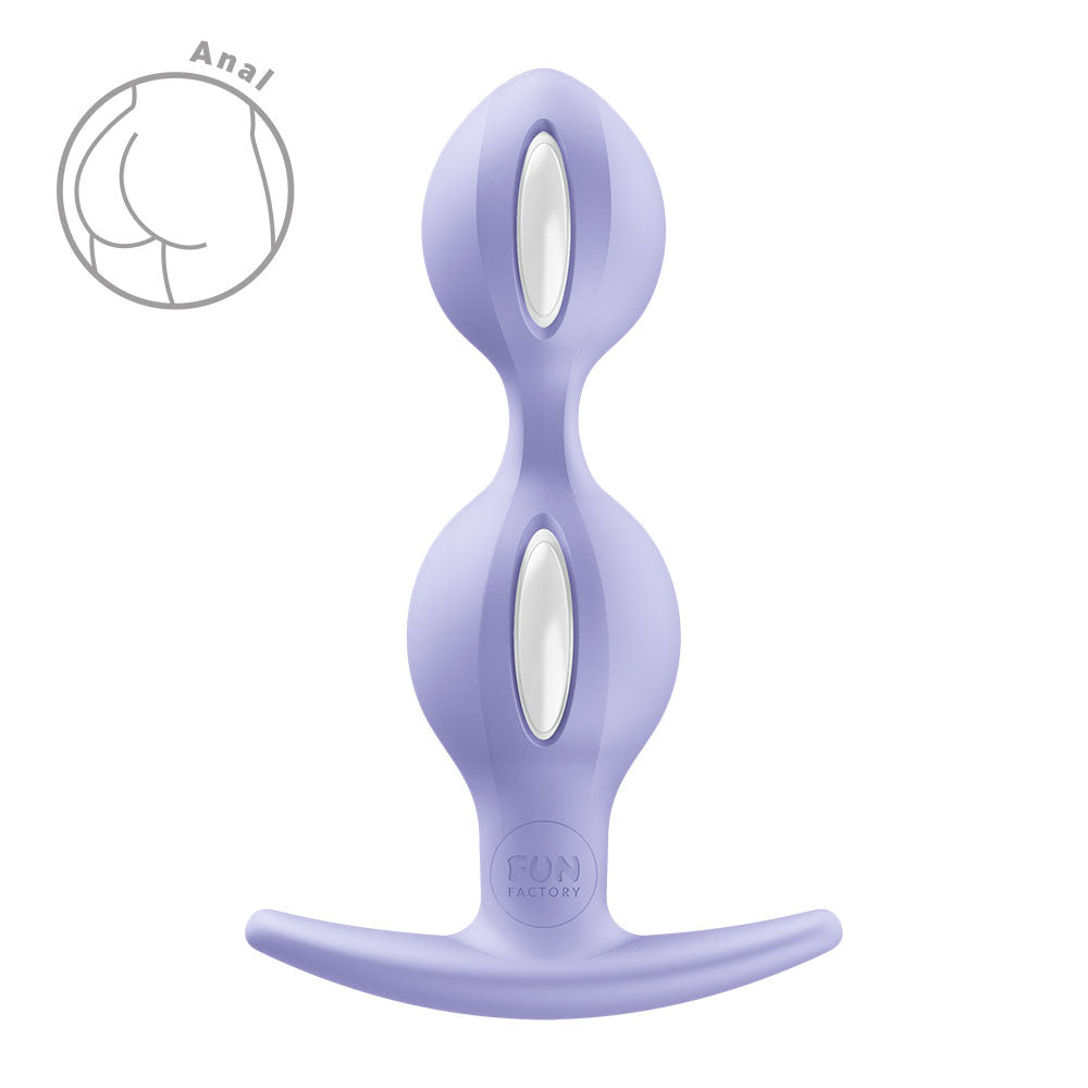 Fun Factory B Balls Duo – 13 cm Weighted Silicone Kegel Balls for Pelvic Floor Training > Sex Toys For Ladies > Kegel Exercise Main image