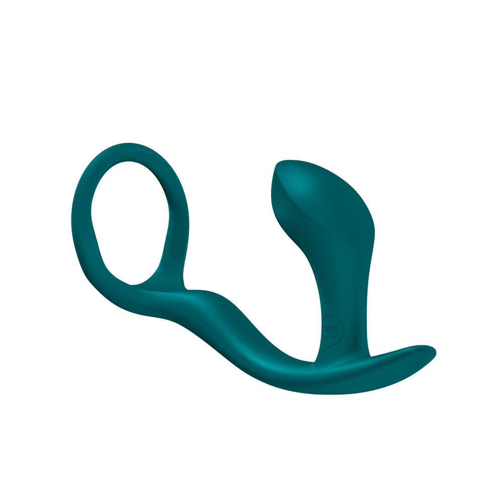 Fun Factory Bootie Ring – Silicone 14.7 cm Anal Plug with Cock Ring Green > Anal Range > Butt Plugs Main image