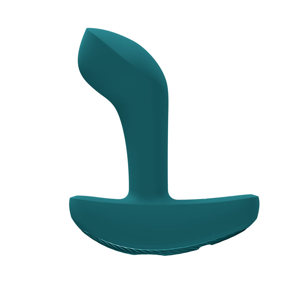 Fun Factory Booty Vibe 9.7 cm USB-C Rechargeable Vibrating Butt Plug Green > Anal Range > Vibrating Butt Plugs