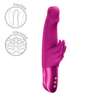 Fun Factory Wicked Angel – Rabbit Vibrator with Curved Shaft 9.5 cm Insertable Length > Vibrators > Ladies > Rabbit
