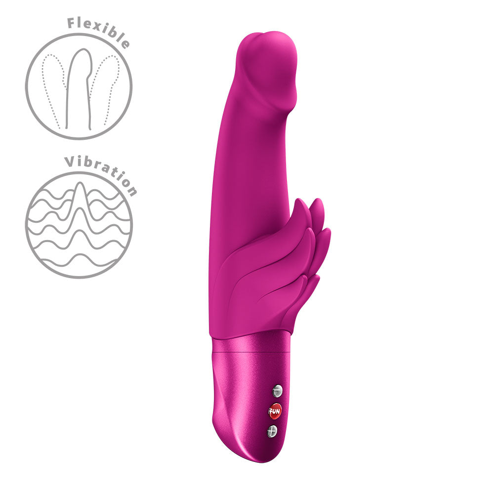 Fun Factory Wicked Angel – Rabbit Vibrator with Curved Shaft 9.5 cm Insertable Length > Vibrators > Ladies > Rabbit