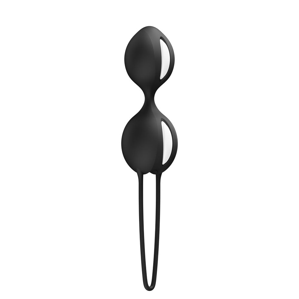 Fun Factory Smartballs Duo – Weighted Kegel Balls with Internal Moving Weights 2.6 oz Black > Sex Toys For Ladies > Kegel Exercise Main image