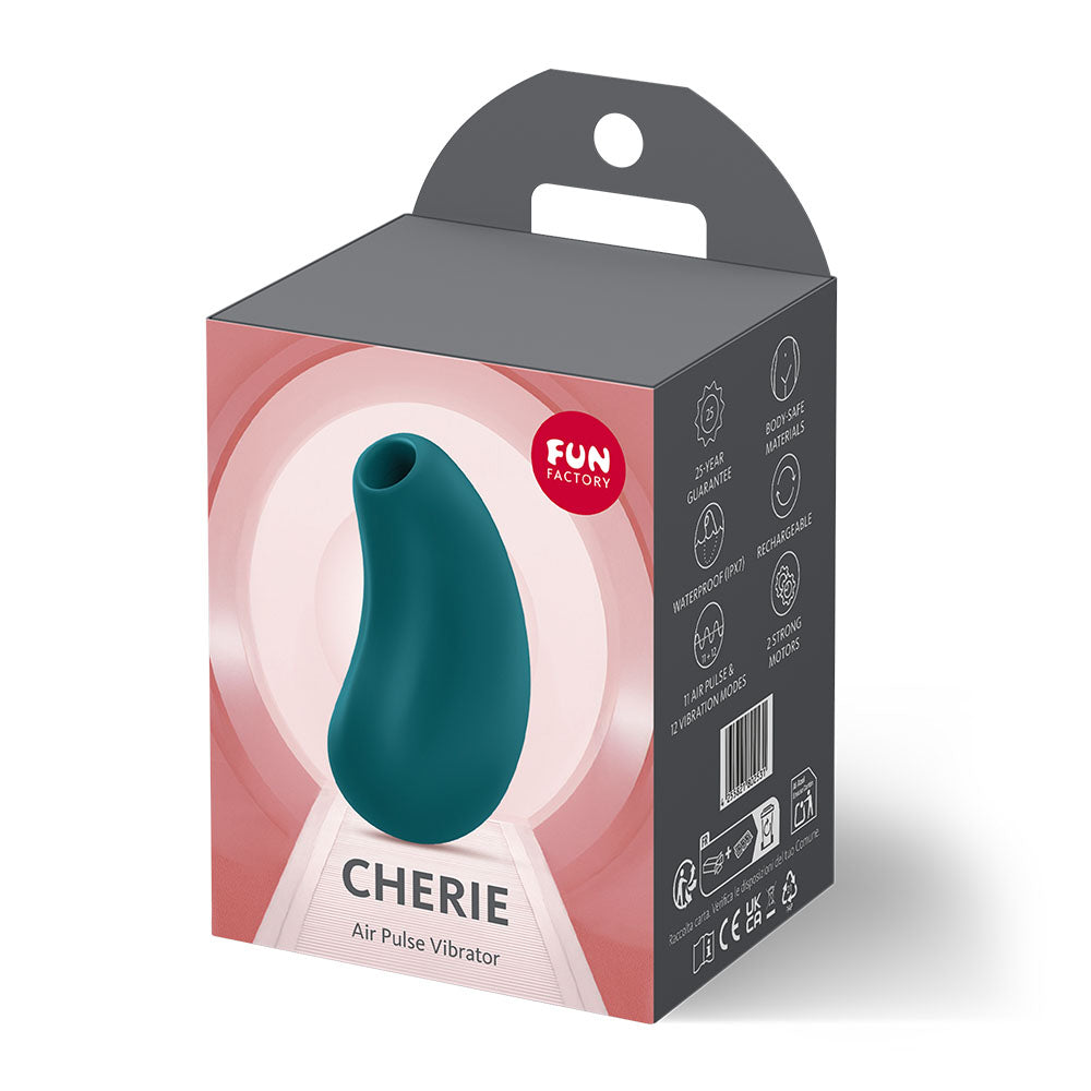 Fun Factory Cherie Bottle – USB Rechargeable Silicone Air Pulse Stimulator > Sex Toys For Ladies > Air Pulsation