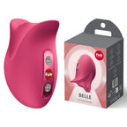 Fun Factory Belle – USB Rechargeable Silicone Air Pulse Clitoral Stimulator Red > Sex Toys For Ladies > Rose Stimulators