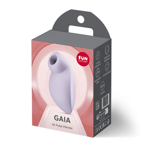 Fun Factory Gaia – USB Rechargeable Silicone Air Pulse Stimulator > Sex Toys For Ladies > Air Pulsation