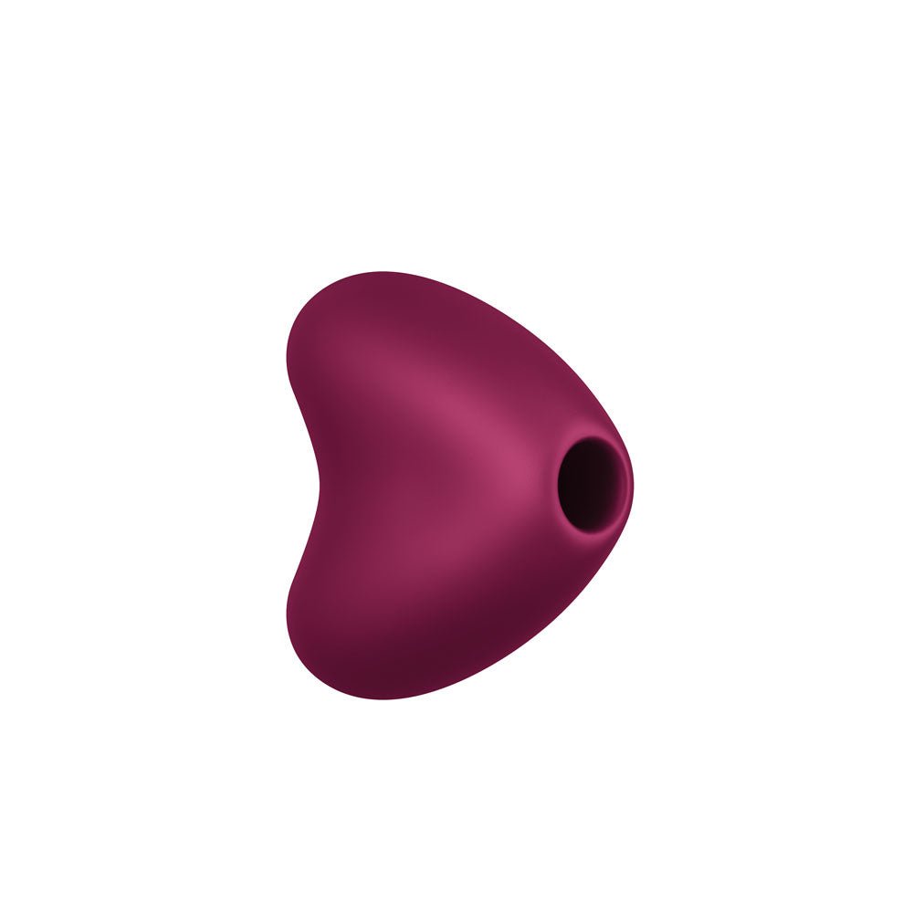Fun Factory Libera – USB Rechargeable Silicone Air Pulse Stimulator Red > Sex Toys For Ladies > Air Pulsation