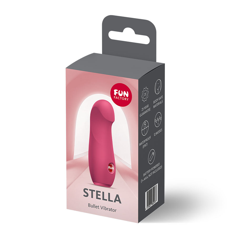 Fun Factory Stella 12-Level Vibrating Bullet Compact Rechargeable Vibrator > Vibrators > Mini Vibrators