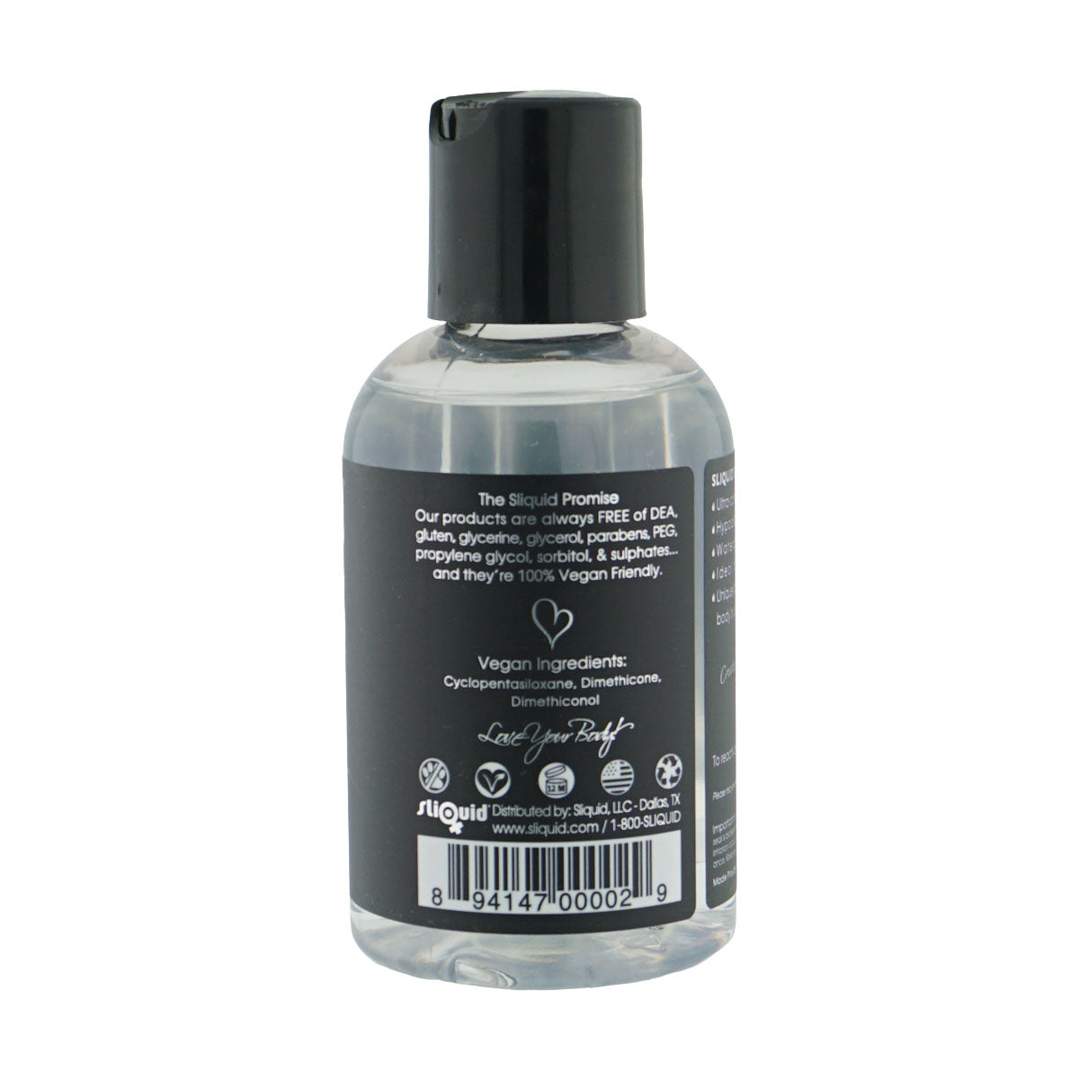 Sliquid Naturals Silver (125ml) – Ultra-Concentrated Waterproof Silicone Lubricant > Lube > Silicone