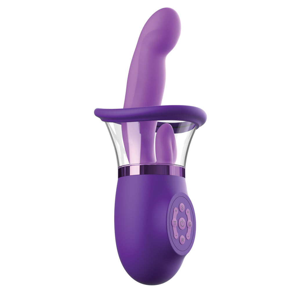 Fantasy For Her Ultimate Pleasure Pro Plus Rechargeable G-Spot Vibrator with Clitoral Licking and Flicking > Sex Toys For Ladies > Clitoral Vibrators and Stimulators