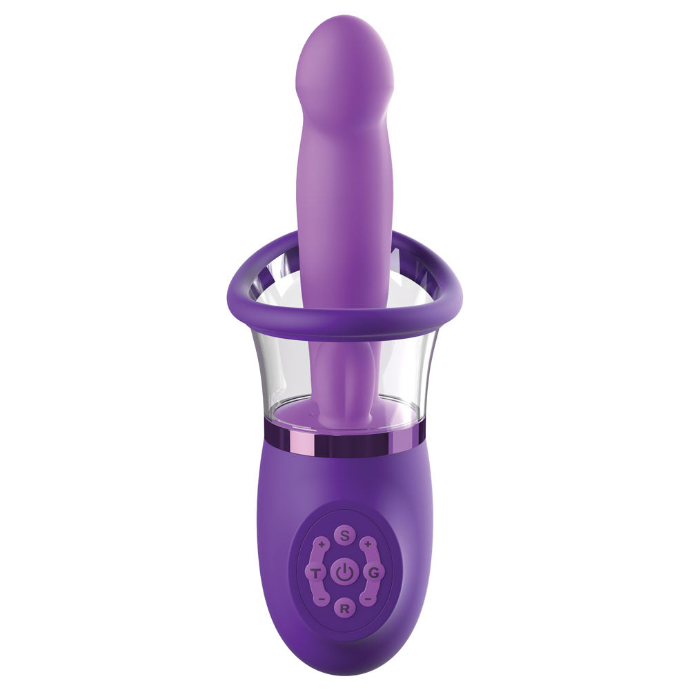Fantasy For Her Ultimate Pleasure Pro Plus Rechargeable G-Spot Vibrator with Clitoral Licking and Flicking > Sex Toys For Ladies > Clitoral Vibrators and Stimulators