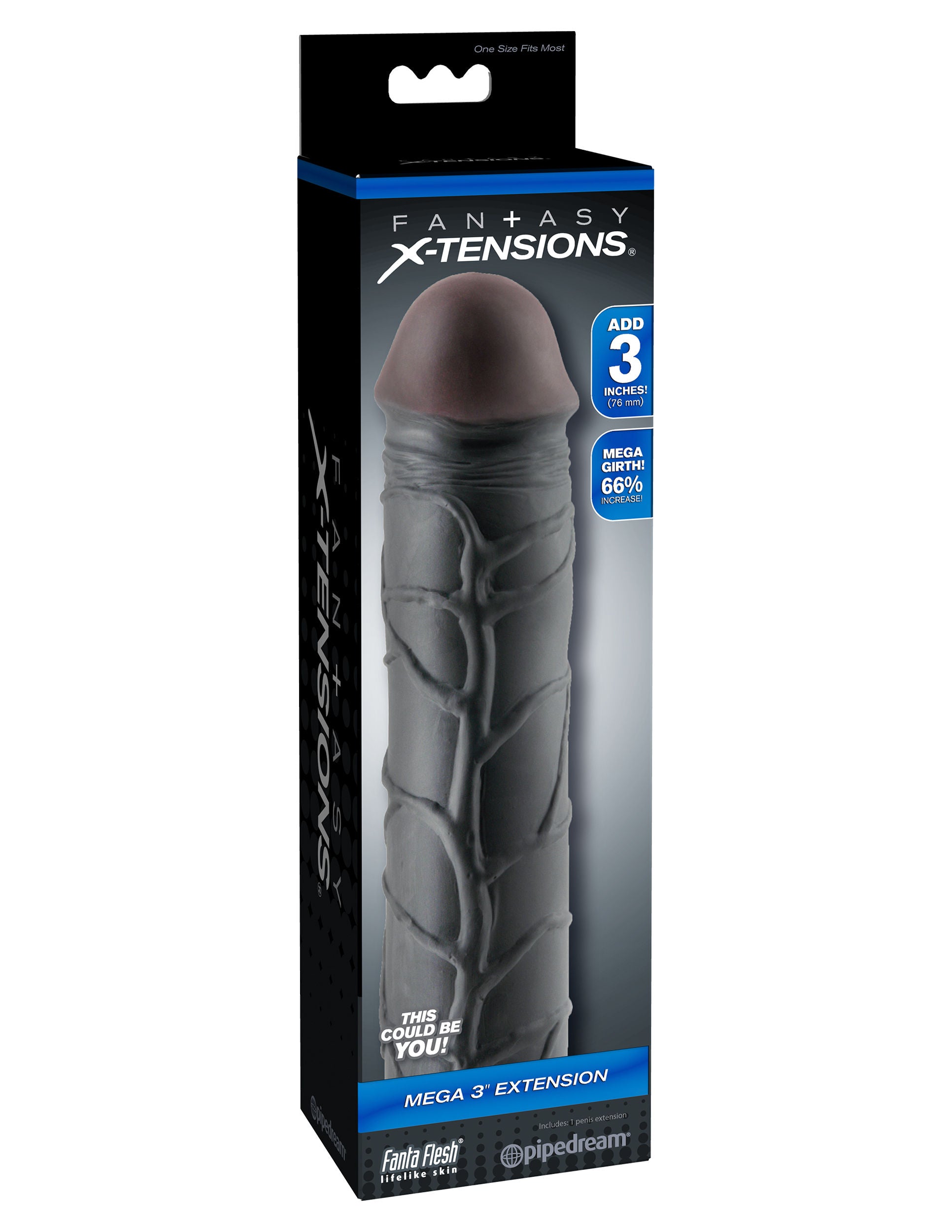 Fantasy X-Tension Mega 3-Inch Penis Extension Sleeve > Sex Toys For Men > Penis Sleeves
