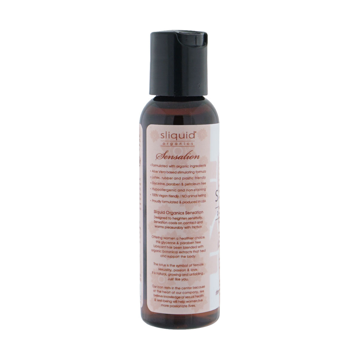 Sliquid Organics Sensation Natural Aloe-Based Stimulating Lubricant > Lube > Water Based