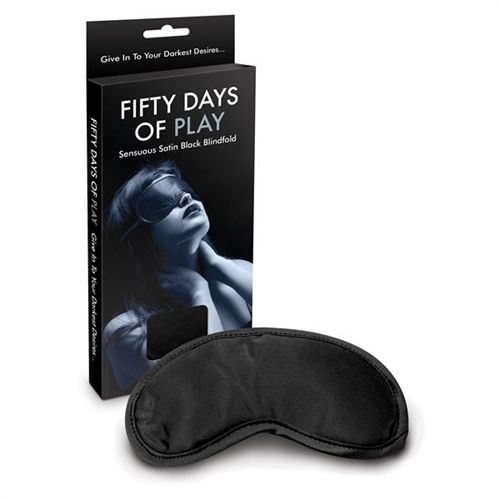 Fifty Days of Play Blindfold – Soft Fabric Adult Intimacy Accessory > Bondage Gear > Blindfolds Main image