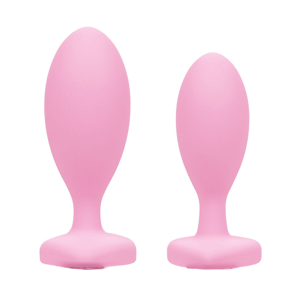 First Time Crystal Booty Duo (Heart-Shaped Crystals) – Decorative Butt Plugs Secondary image