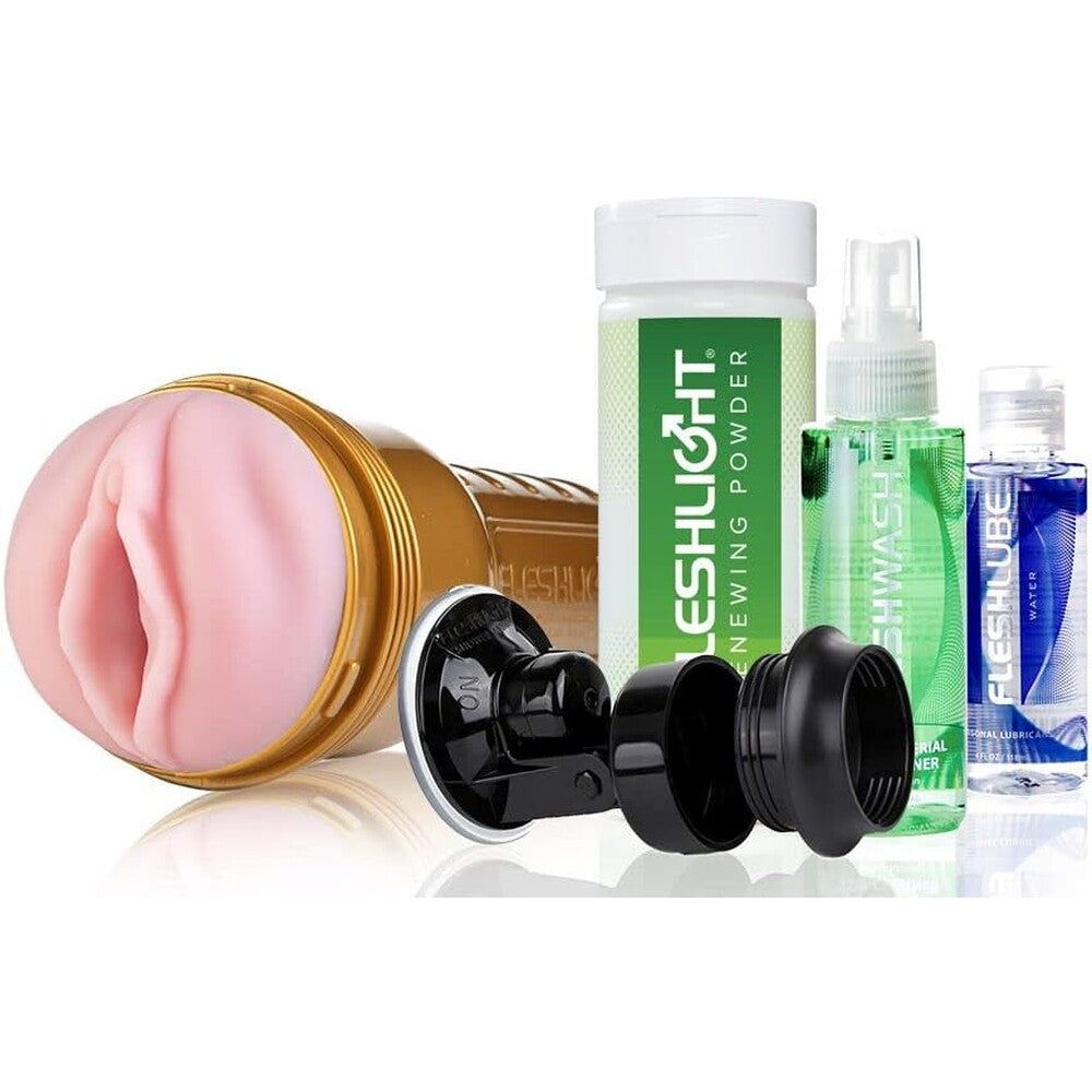 Fleshlight Stamina Training Unit Value Pack – Comprehensive Masturbator Kit > Sex Toys For Men > Masturbators > Manual