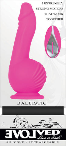 Evolved Ballistic 19 cm Vibrating Dong with Remote > Vibrators > Realistic Vibrators