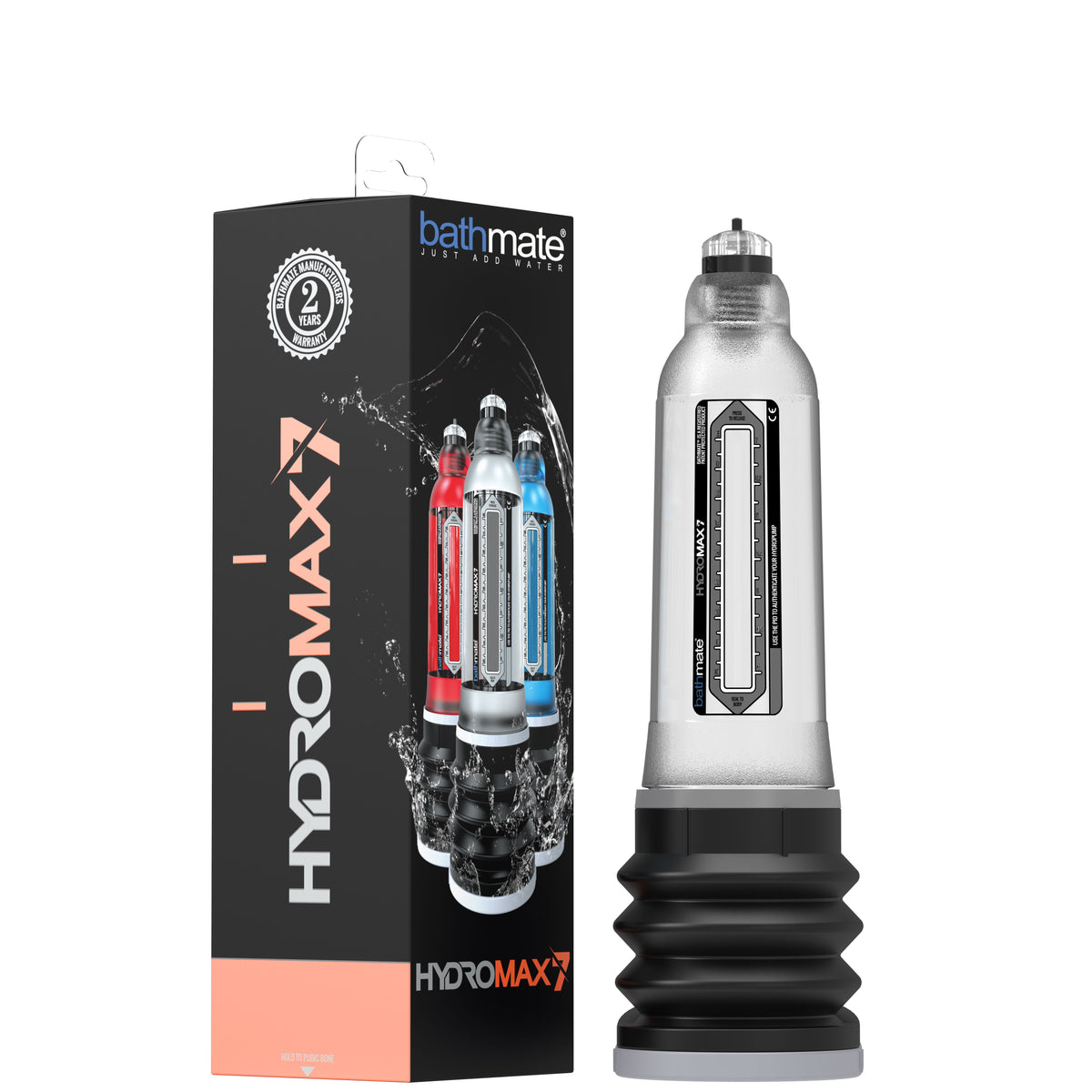 Bathmate Hydromax 7 Clear – Penis Pump - 5 - 7 Inches > Pumps > Penis Pumps
