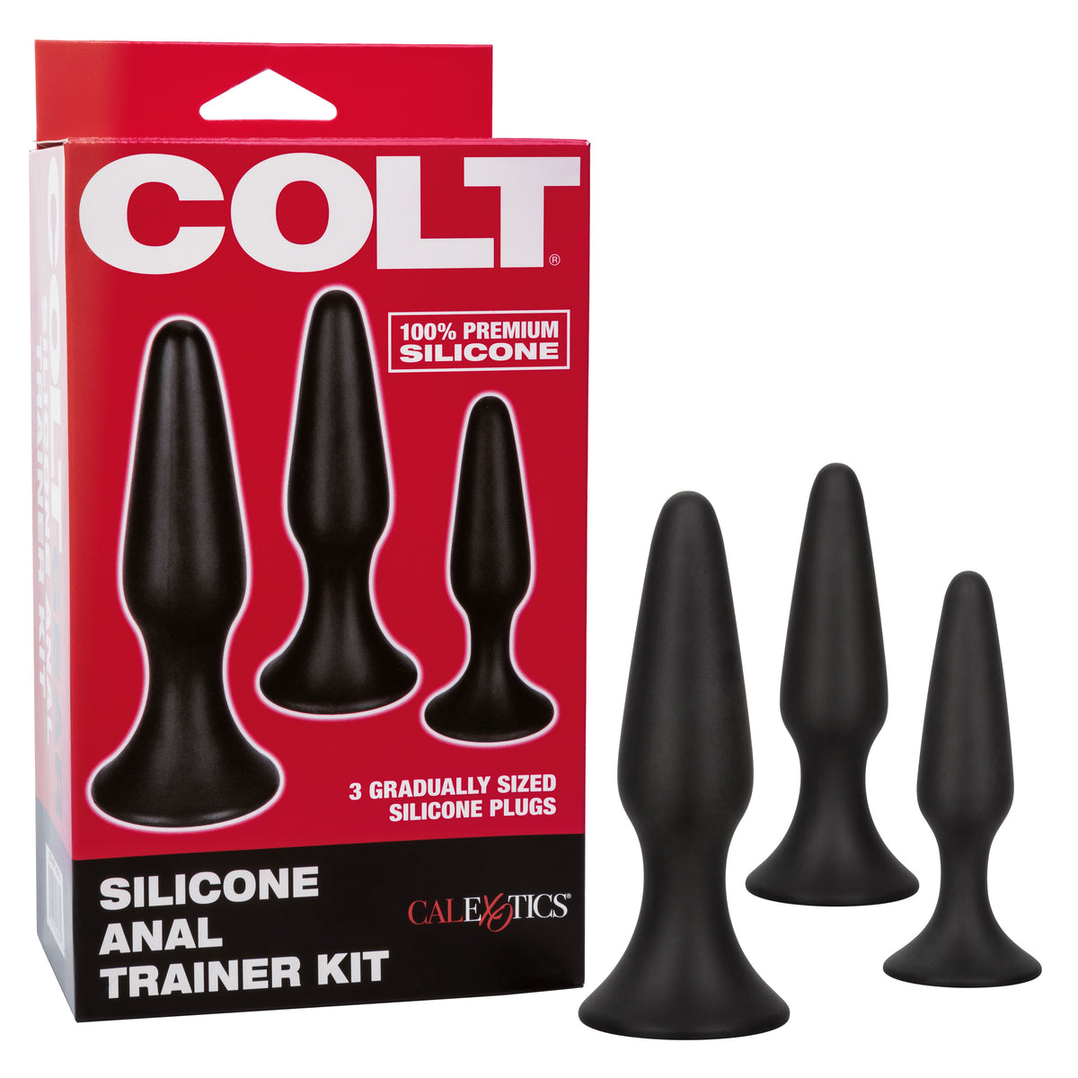 Colt Anal Trainer Kit – Graduated Silicone Anal Plug Set > Anal Range > Butt Plug Kits