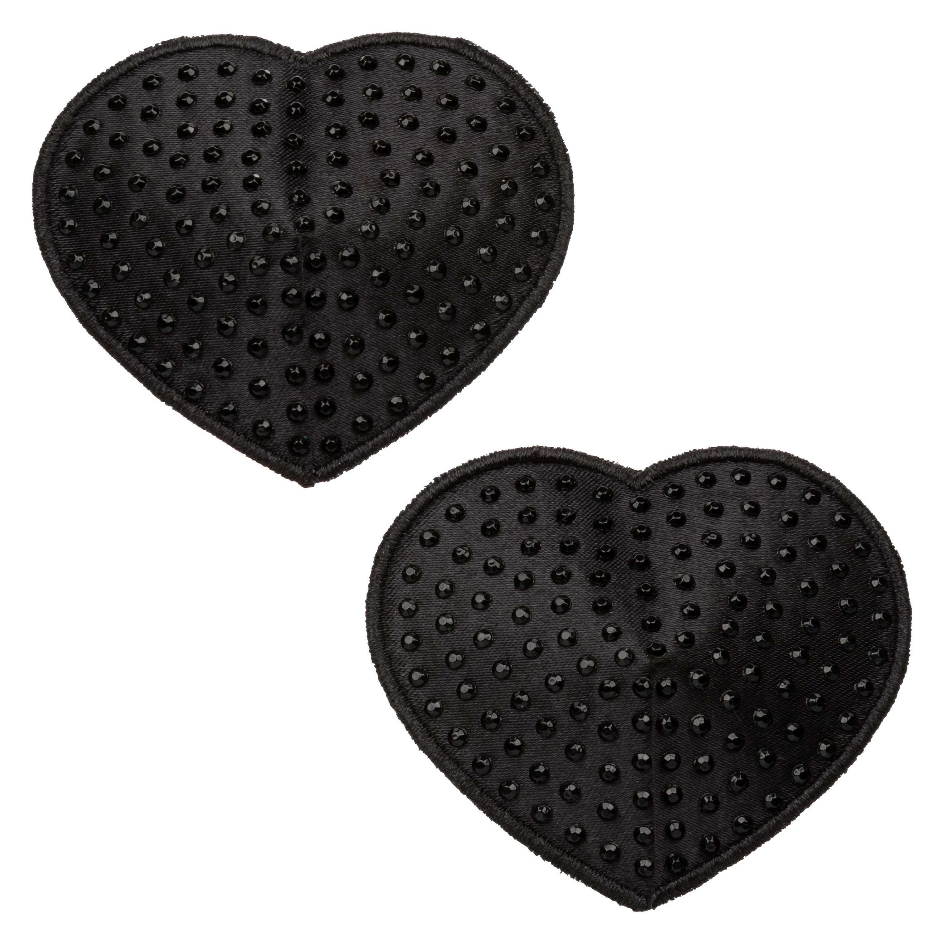 Radiance Black Heart Pasties Adhesive Nipple Covers Set > Clothes > Pasties