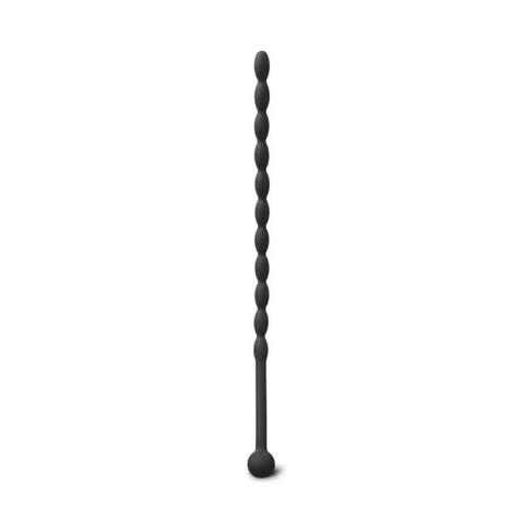 6 Inch Black Silicone Beaded Penis Sound Plug Default Title Sounding Rods